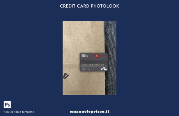 stile verificato Dominica Cibc primo modello frontale photolook per carta di deb